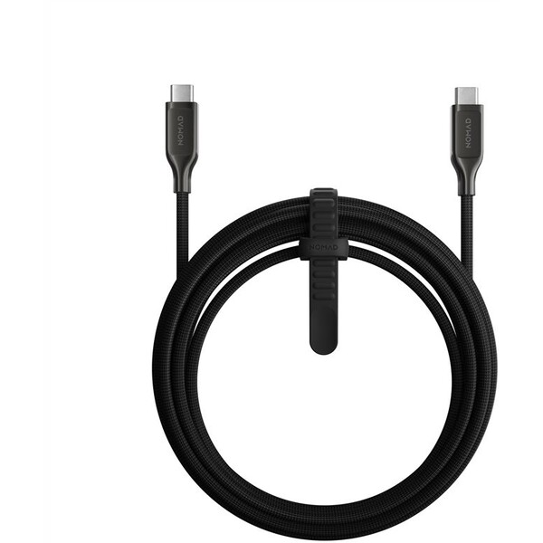 Nomad Kevlar 240W kábel USB-C/USB-C (3m) čierny