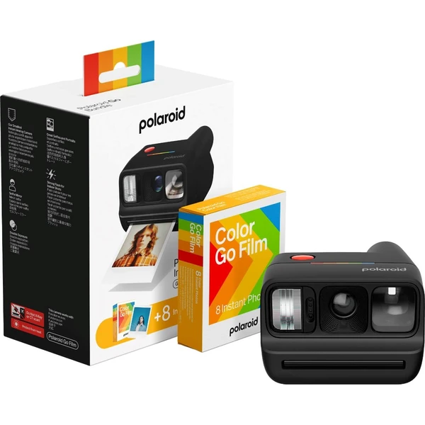 Polaroid Go Gen 3 Black + Color Film Balík (8 fotografií) - Fotoaparáty - Hlavný obrázok