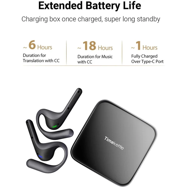 Timekettle W4 PRO AI Chytrý prekladač čierny - Záznamové zariadenia - Obrázok 15090c9d2b0d43319e2e718540e989ac
