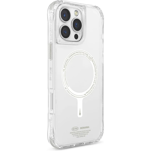 SKINARMA Saido Niteglow Mag-Charge kryt iPhone 16 Pre číry - Puzdra - Hlavný obrázok