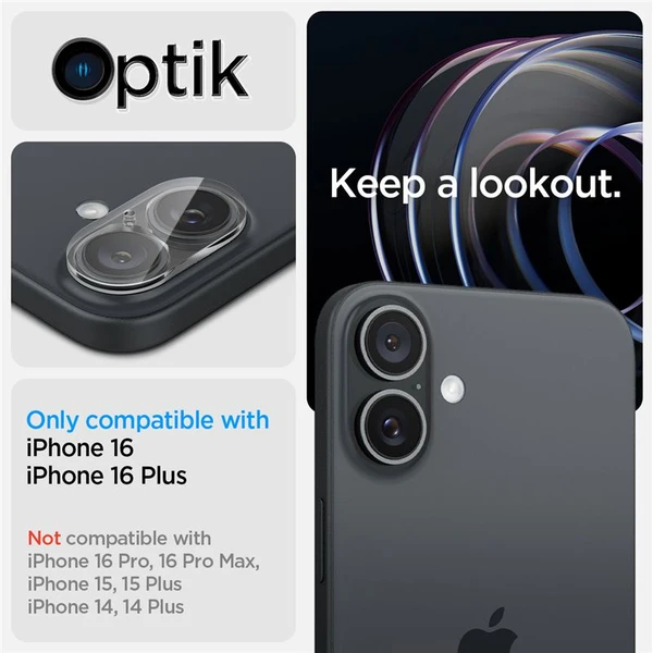 Spigen Glass tR Optik sada skiel iPhone 16/16 Plus číra (2-pack) - Ochranné fólie a sklo - Obrázok 152abf193def4abd9598ff6772523c7d