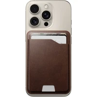 Nomad Leather Mag Wallet peňaženka s Apple Find My hnedá - Peňaženky