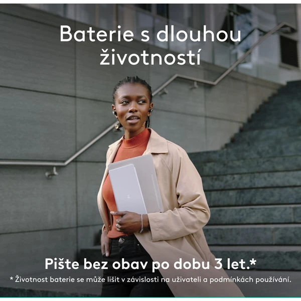 Logitech Keys to go 2 bezdrôtová US klávesnica šedá - Klávesnice - Obrázok 1545000J01