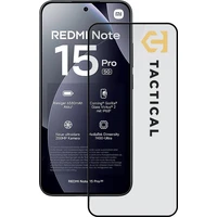 Taktický sklenený štít 5D sklo pre Xiaomi Redmi Note 15 Pro 5G čierne - Ochranné fólie a sklo