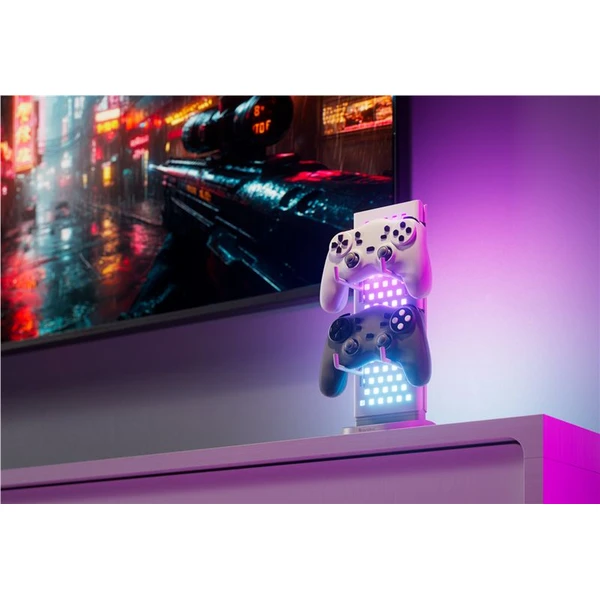 Nanoleaf Pegboard Desk Dock stolová dokovacia stanica biela - Inteligentné osvetlenie - Obrázok 1567bfa4f47f4d9abc70c3bd9b9a26d7