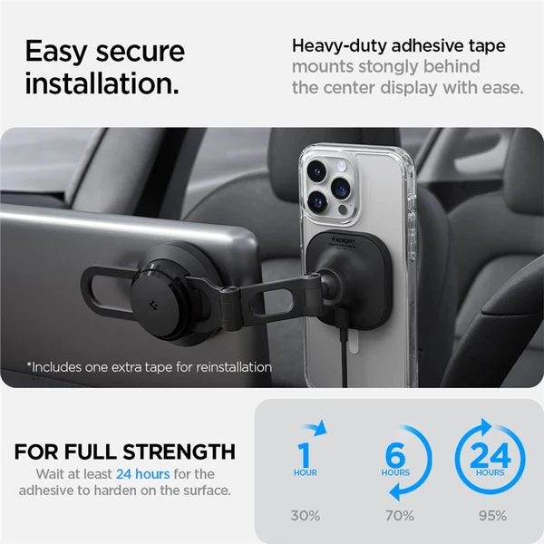 Spigen OneTap Pro 3 Wireless Car Charger MagSafe držiak s nabíjaním na displej Tesla - Držiaky - Obrázok 1569ed4204554b219f7ba6a556371d83