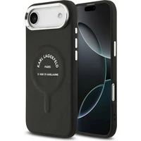 Karl Lagerfeld PU RSG Logo MagSafe kryt iPhone Air čierny - Puzdra