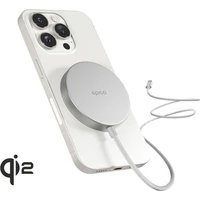 Epico UltraBase Qi2 Mag+ nabíjačka strieborná - Nabíjačky