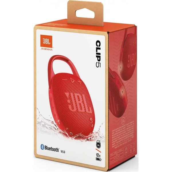 JBL Clip 5 červená - Reproduktory - Obrázok 15R4000O01