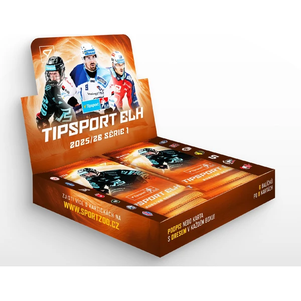 Hokejové karty SportZoo Tipsport ELH 2025/26 1. séria Blaster balíček - Hokejové karty - Obrázok 15YM000K01