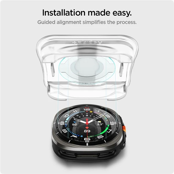 Spigen Glass TR EZ Fit sklo Samsung Galaxy Watch Ultra číre (2 ks) - Ochranné fólie a sklo - Obrázok 15bba74c07f64318826cb47412c9e903