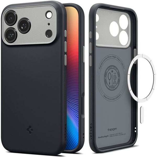 E-shop Spigen Nano Pop MagSafe kryt iPhone 17 black sezam