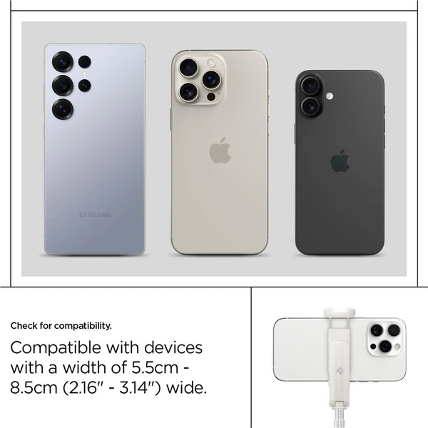 Spigen Tripod Selfie Stick MagSafe Auto-Open selfie tyč béžová - Držiaky - Obrázok 15d5f33fd4c74dc79ea243e3a73fcf0f