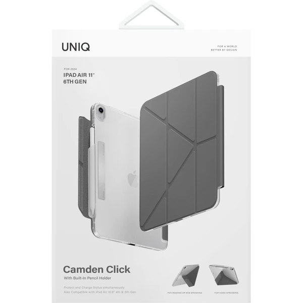 UNIQ Camden Click puzdro iPad Air 10.9" (2022/20)/Air 11" (2026/25/24) sivé - Puzdra - Obrázok 160e1ed4455d4ca0aa5c5d23cb8d0f5b