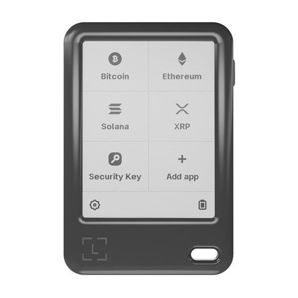 E-shop Ledger Nano Gen5 krypto peňaženka (iOS/Android/Windows/MacOS/Linux) čierna