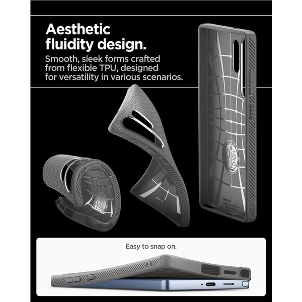 Spigen Liquid Air kryt Samsung Galaxy S25 Ultra sivý - Puzdra - Obrázok 1636ba08eabb437eb7d2925fafb5a23e
