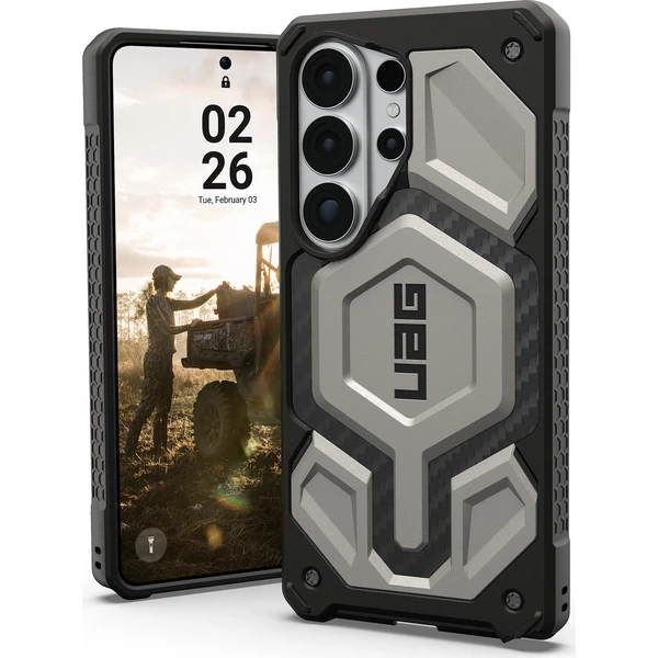 UAG Monarch Pro MagSafe kryt Samsung Galaxy S26 Ultra titánový - Puzdra - Hlavný obrázok
