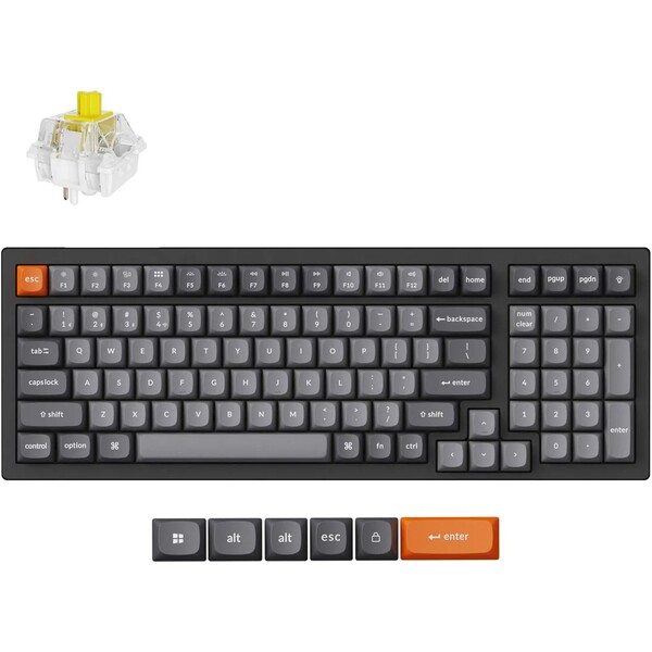 Keychron K4 Max herná klávesnica (US) čierna