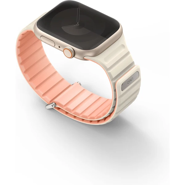 UNIQ Revix Evo obojstranný remienok Apple Watch 42/41/40/38mm (ružový/krémový) - Remienky - Obrázok 16O5000O01