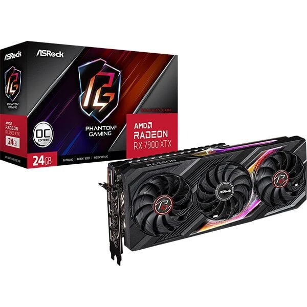 ASRock AMD Radeon RX 7900 XTX Phantom Gaming 24GB OC 24GB GDDR6 - Grafické karty - Obrázok 16PA700301
