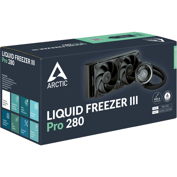 Arctic Liquid Freezer III Pro 280 - Chladiče - Obrázok 16XF000K01