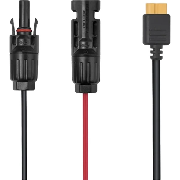 Napájací kábel EcoFlow zo solárneho panela do XT60i 3,5m čierny - Káble a redukcie - Hlavný obrázok