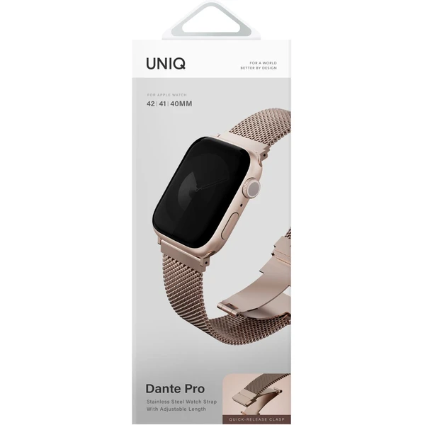 UNIQ Dante Pre oceľový remienok 42/41/40mm metalovo ružový - Remienky - Obrázok 16b73c82058e4f45b8c04cd51d1e7c37
