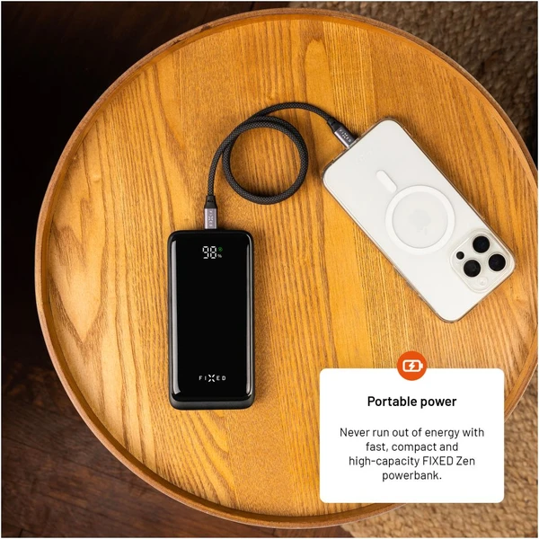 FIXED Zen2 20 powerbanka s LCD displejom a PD 20W, 20 000 mAh, čierna - Powerbanky - Obrázok 16c9d7965b3d434ca33d42b040ff41f0