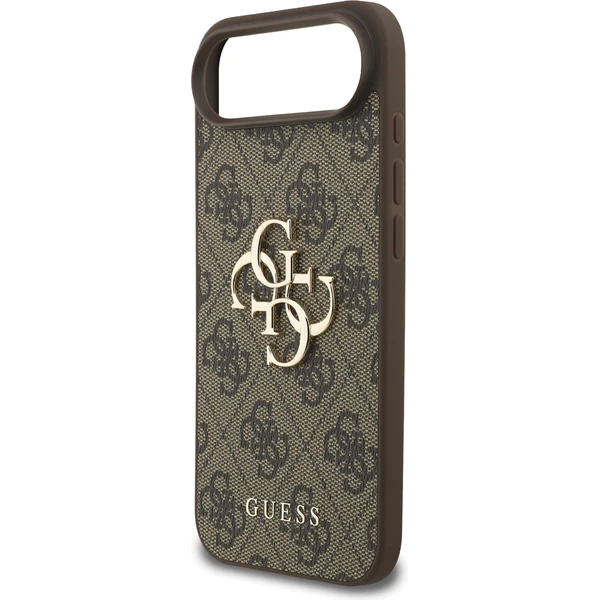 Guess PU 4G Metal Logo Strap kryt iPhone Air hnedý - Puzdra - Obrázok 17232505b84241baaf1b122751839bd6