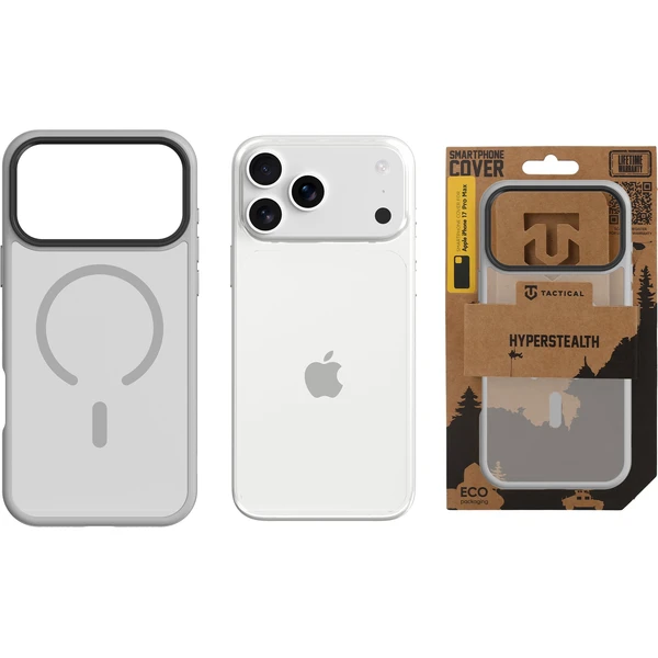 Tactical MagForce Hyperstealth kryt iPhone 17 Pro Max Light Grey - Puzdra - Obrázok 173d735fe7074c0989d8c4bcf844aa04