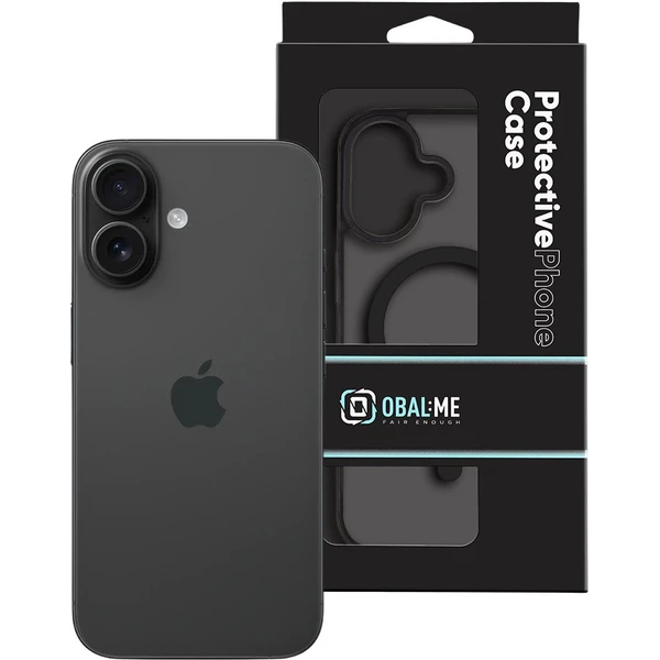 OBAL:ME MagNetix Outline kryt Apple iPhone 16 čierny - Puzdra - Obrázok 1743689b78324b2fabb90c18adbfe41a