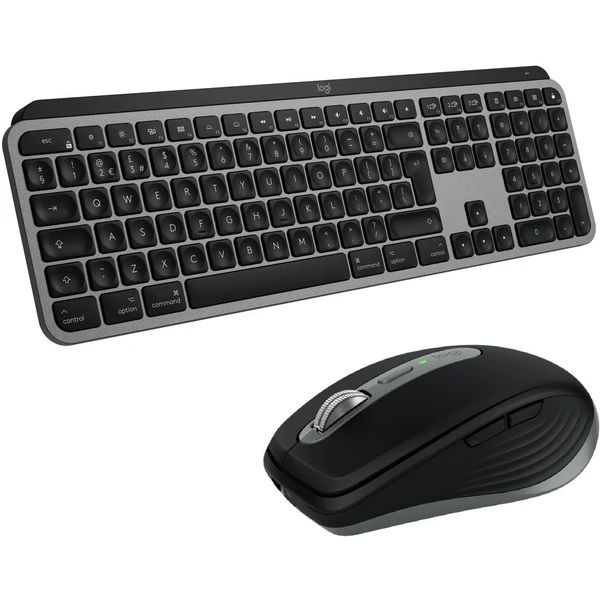 Logitech MX Keys Combo pre Mac US klávesnica a myš vesmírne šedá - Klávesnicové sety - Hlavný obrázok