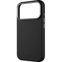 FIXED MagLeather kožený kryt s MagSafe Apple iPhone 17 Pro čierny - Puzdra
