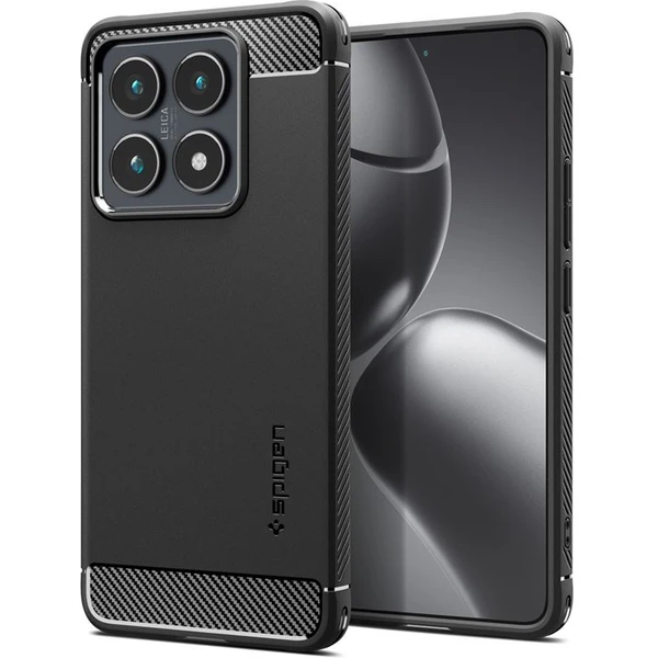 Spigen Rugged Armor kryt Xiaomi 14T Pre matne čierny - Puzdra - Hlavný obrázok