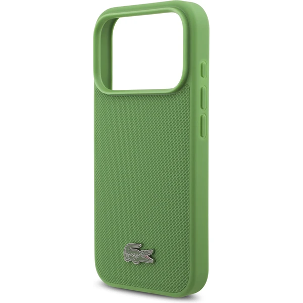 Lacoste Iconic Petit Pique MagSafe kryt + peňaženka iPhone 17 Pro zelený - Puzdra - Obrázok 179ead99117942fd9cfd402899bed9f6