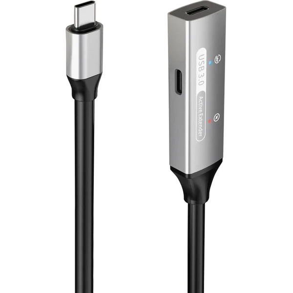 PremiumCord USB-C/USB-C repeater a predlžovací kábel 10m čierny - Káble a redukcie - Obrázok 179ec4561ec647b896f7c72ea1909bc2
