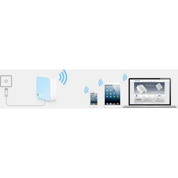 TP-Link TL-WR802N Wi-Fi 4 router modro/biely - Wi-Fi routery - Obrázok 17GFF00101