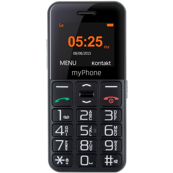 MyPhone Halo Easy čierny