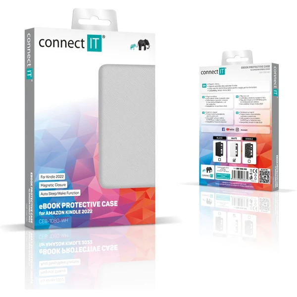 CONNECT IT puzdro pre Amazon New Kindle 2022 biele - Puzdra - Obrázok 17N0000P01