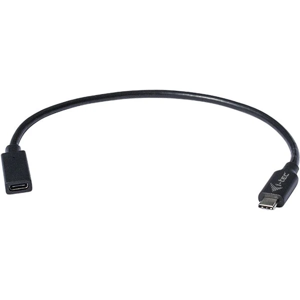 i-tec USB-C/USB-C predlžovací kábel 4K 60W 0,3m čierny - Káble a redukcie - Hlavný obrázok