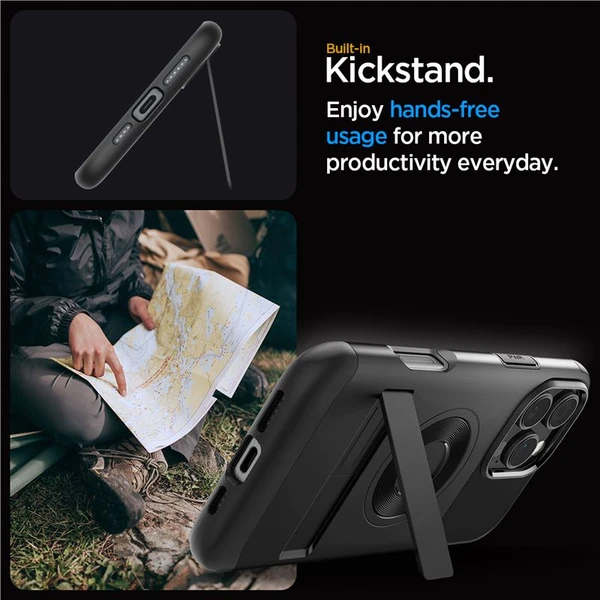 Spigen Slim Armor MagSafe kryt iPhone 16 Pro black - Puzdra - Obrázok 17beb20f73a74fbbb987b5cdb1cd5f26