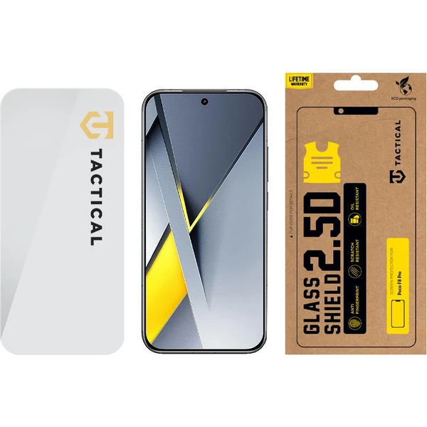 Taktický sklenený štít 2.5D sklo pre Poco F8 Pro číre - Ochranné fólie a sklo - Obrázok 17d1ddce16e1472a9ee791e1c83fd876