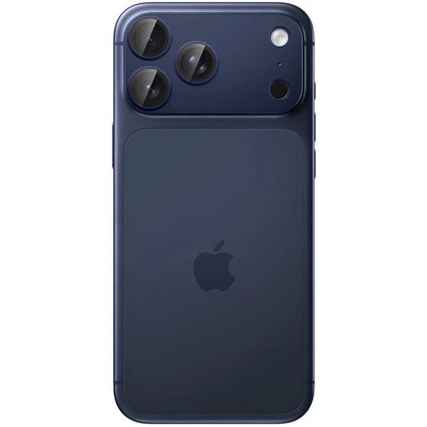 Spigen Glass TR EZ Fit Optik Pro XL sklo na fotoaparát iPhone 17 Pro tmavo modré - Ochranné fólie a sklo - Obrázok 17dc11cfa93746009166cf55e6a9cd0e