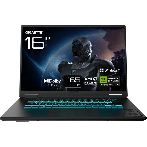 GIGABYTE GAMING A16 (3VHK3CZ894SH) RTX 5060 čierny - Notebooky - Hlavný obrázok