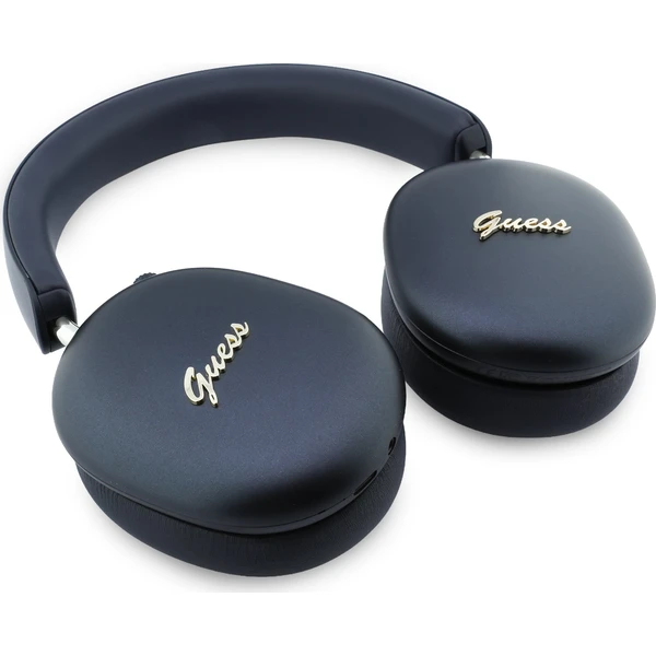 Guess Metallic Finish Gold Script Logo ENC Bezdrôtová Slúchadlá Navy - Slúchadlá - Obrázok 183d96eb20764f62bba7b9d53955e891