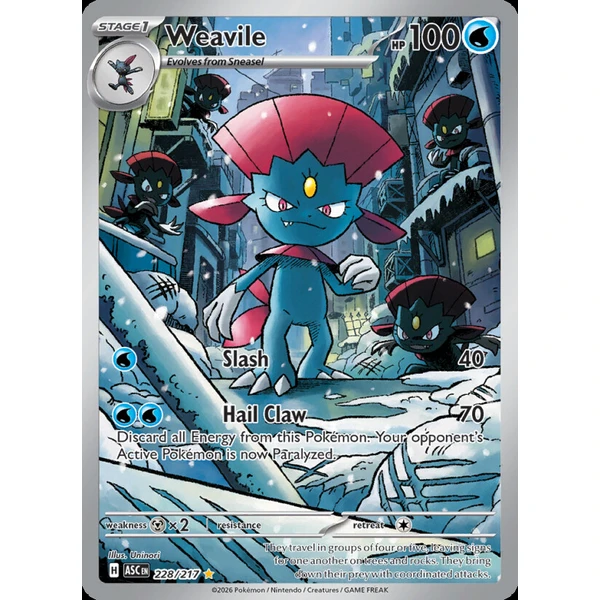 Weavile (ASC 228) - Ascended Heroes [Holo] - Kusové karty - Hlavný obrázok