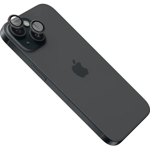 FIXED Camera Glass ochranné sklá Apple iPhone 16/16 Plus čierna - Ochranné fólie a sklo - Hlavný obrázok