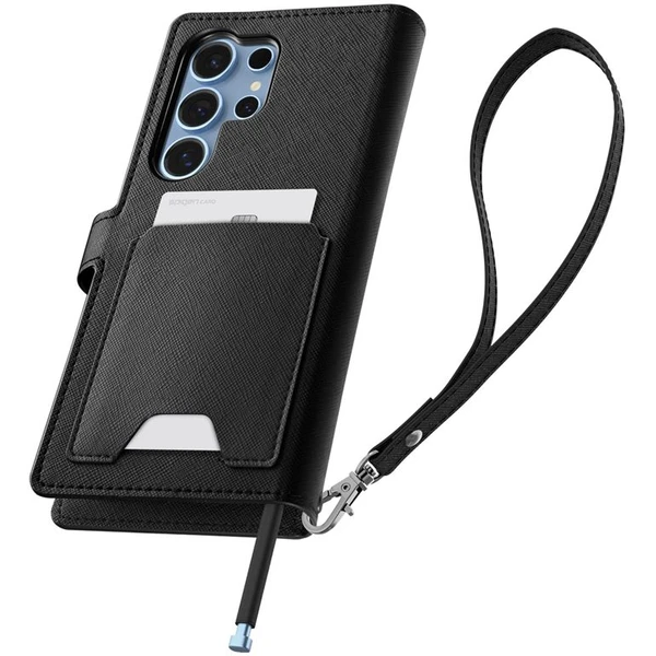 Spigen Wallet S púzdro Samsung Galaxy S25 Ultra čierne - Puzdra - Obrázok 1860ed6553ae45e79dc76fbcc44c39e8