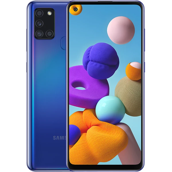 Samsung Galaxy A21s 3GB/32GB modrý  - Mobilné telefóny - Hlavný obrázok
