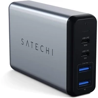 Satechi 75W Dual USB-C PD cestovná nabíjačka vesmírne sivá - Nabíjačky